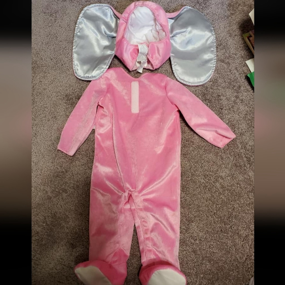 Adorable Pink Elephant Infant Costume 6-12 Months - Picture 2 of 3